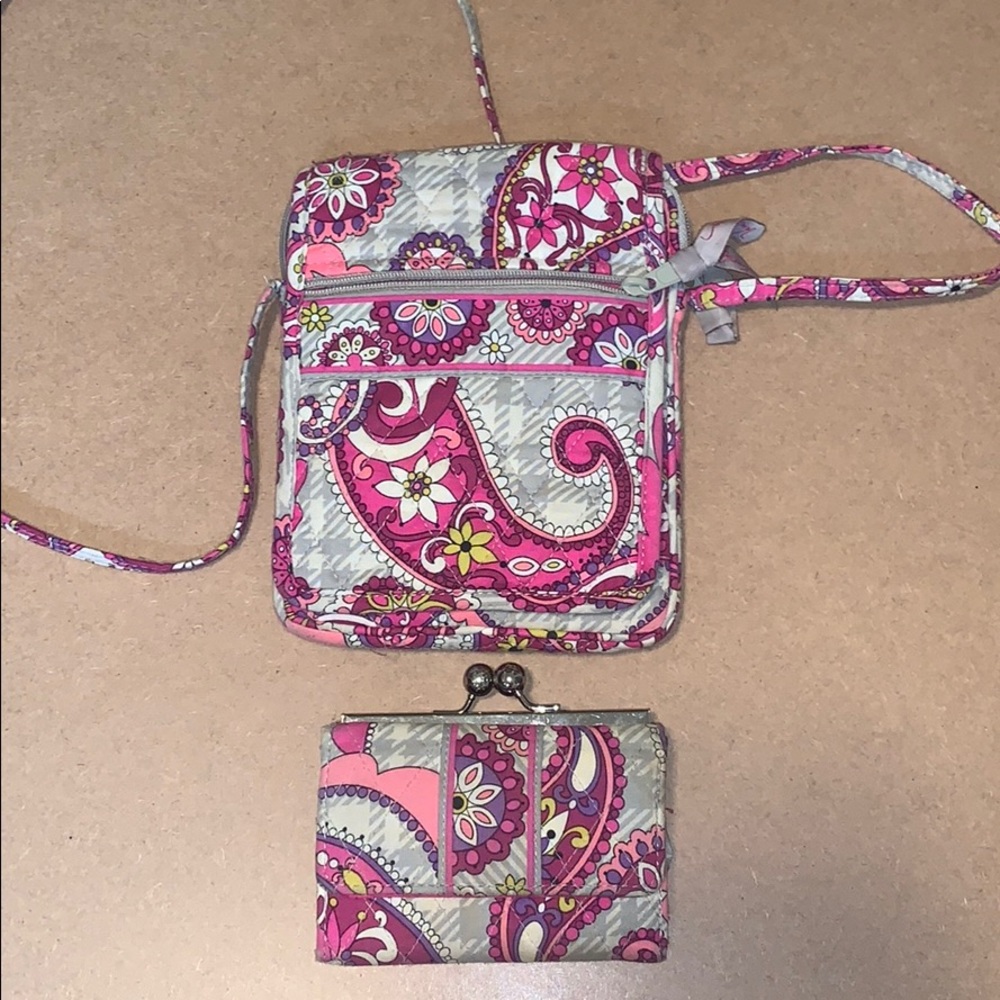 Vera Bradley crossbody and wallet